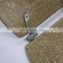 Polyresin Glitter Zinc Alloy Hinge Round Toilet Seat Polyresin Toilet Seat Toilet Glittery thumbnail-4