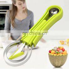 Three-Piece Set Salad Food Multifunctional Easy Plastic Handy Creative Manual Vegetable Fruit Cutter thumbnail-1