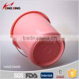 Recyle Pink 36cm Height Plastic Bucket With Metal Handle thumbnail-4