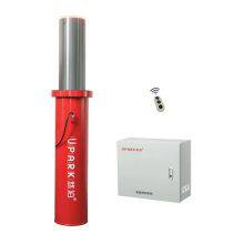 UPARK K12 M50 Automatical Lifting Bollards With Big Control Cabinet Anti-theft Parking Access Stainless Steel Bollard