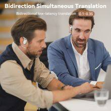 Language Translator Earbuds Real Time Voice Translation Headphones Instant Offline Translator Device for Travel AI thumbnail-5