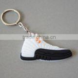 Custom Rubber Jordan Shoes Keychain, 3D Sneaker Key Chain Wholesale