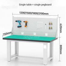 Hengna Heavy-Duty Stainless Steel Workbench With Pegboard & Storage | Ideal for Factories & Workshops