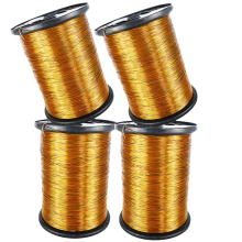 Alambre de enrollado aislado a alta temperatura, alambre de aluminio esmaltado 5 AWG para bobinas de enrollado, certificación ISO9001, alambres magnéticos thumbnail-2