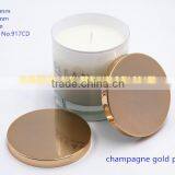 86mm Champagne Gold Plating Candle Lid thumbnail-1