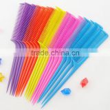 colorful hair tail comb heat resistence