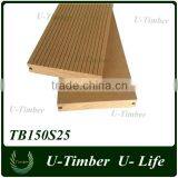 Composite Deep Embossing Outdoor Wpc Decking 150x25mm thumbnail-3