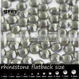 crystal rhinestone grey ss3-ss30 non-hotfix clear color crystal rhinestone