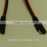 Black /red Twins Wire Two End Molding SAE 4.57plug Male Female Power Cable thumbnail-2