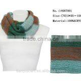 Winter Cooling Scarf Fashion Acrylic Knited Round Scarfs Mens Infinity Loops thumbnail-1