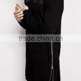 Gold/silver/black Side Zips T-shirt thumbnail-3