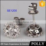 Simple Gold Earring Designs for Women Jewelry Stued Earring Sets thumbnail-1