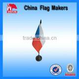 Customized Logo Design Table Flag Base For Promotion