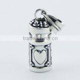 Precious Antique Replica Lovers 925 Silver Prayer Box Pendant thumbnail-1