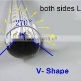 Single Pin 5 Feet T8 Led Tubes Lights 36W 2800lm 240Leds 2835 SMD 5ft Fluorescent Tube 1500mm R17d Lamp Holder thumbnail-4