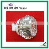 3W Aluminum LED E27 Spotlight Frame Without LED and DRIVER