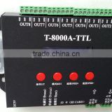 T-8000a Video display LED controller, offline Controller, 8196 Pixels MAX,led screen video controller