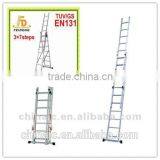 Adjustable Aluminium 3-section Ladder Extension Ladder EN131 thumbnail-2