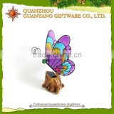 solar light butterfly decoration gift item Glass butterfly Metal butterfly