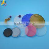 Recyclable material easy open plastic cover lid PE end cap wholesale