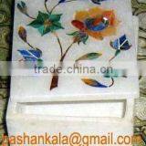 Decorative Marble Inlay Jewellery Box thumbnail-1