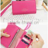 Korea Brand Iconic Smart Phone in Purse Travel Purses Pouch for Teens Two Folding Tote Wallet thumbnail-2