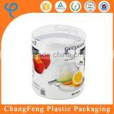 Custom Logo Clear Plastic Tube Packaging Food thumbnail-1