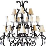 Classic chandeliers/fabric lamp shade chandelier