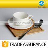 Durable Rimmed Ceramic Arabic Coffee Cups With Saucer thumbnail-1