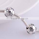 Authentic 925 Sterling Silver Football Charms Bead Women Jewelry DIY Fits European Style Bracelets& Necklaces thumbnail-4