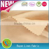 2014/2015 China hot viscose/Rayon/Linen inter-waven fabric
