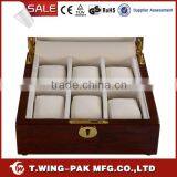 Valet Watch Box Twany Exterior With Gold Lock Supplier for Watch Box thumbnail-6