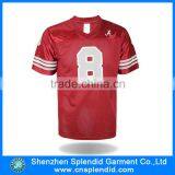 Custom Football Team Wear V-neck Jersey American Football Suit thumbnail-1