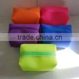 Square Gusset Pouch - Cosmetic Pochette - Beauty Bag