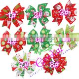 Yiwu Codial Factory High Quality Christmas Decoration Snowflake Bow,Fancy Bow, Ribbon Bows
