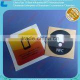 CMYK Full Color Printing ISO 14443A Ntag 213 NFC Sticker