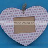Handmade Wood Heart Shaped Cheap Picture Frame for Sale
