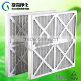 pleated cardboard frame air conditioner panel filter