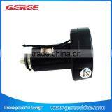 Red Digital Car Voltmeter 12V 24V Cigarette Lighter Voltmeter Thermometer thumbnail-3