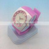 Fashion silicone womens jelly wrist watches wholesale