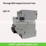 230V/400V single phase motor protection C65 1p-4p 63 amp circuit breaker