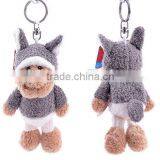 Hot Selling Donkey Stuffed Animal Plush Toys Dolls Keychain