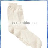 100% cotton women ankle plain sock