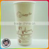 Cold Drinking Disposable 20oz Single Wall Paper Cups thumbnail-1