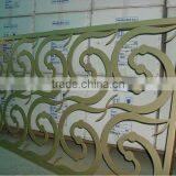 metal flower perforated panel decoration