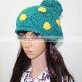 Ladies 100% Wool Handmade Crochet Beanie