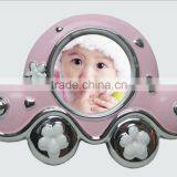 Pink Mini Ceramic Newboren Baby Photo Frame