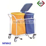 NFM42 Simple waste collecting trolley for hospital
