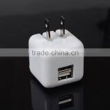 ETL Certified 5V 2.1A Super Mini Dual USB Travel Charger With Foldable US Plug for IPhone 6S 6Plus 5S thumbnail-6