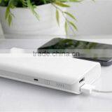 10400mah High Quality Led Torch Light Portable Power Bank